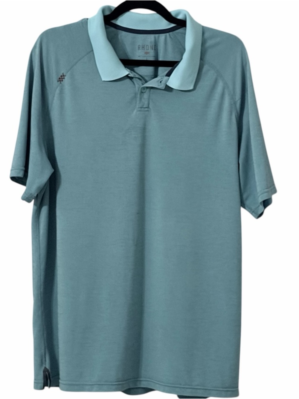 Rhône Mens Polo Shirt Large  Performance Athletic Golf Casual‎